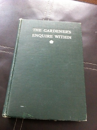 The gardeners enquire within - enquire,